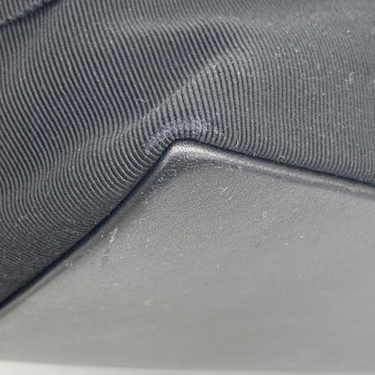 Salvatore Ferragamo Vara Nylon Canvas Handbag In Black