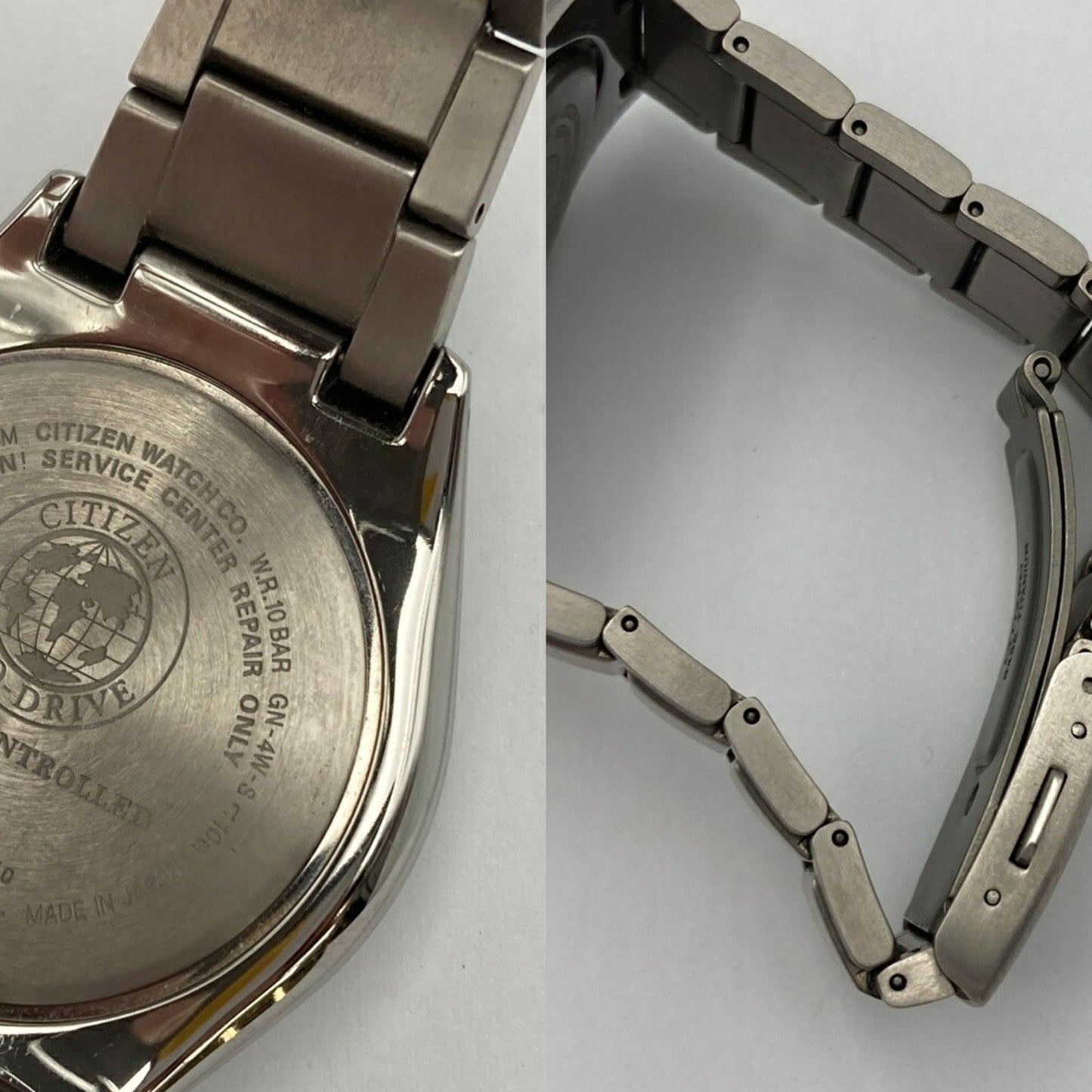 Citizen Attesa Day Date Eco-Drive Radio-Controlled Wristwatch At6040-58E D4