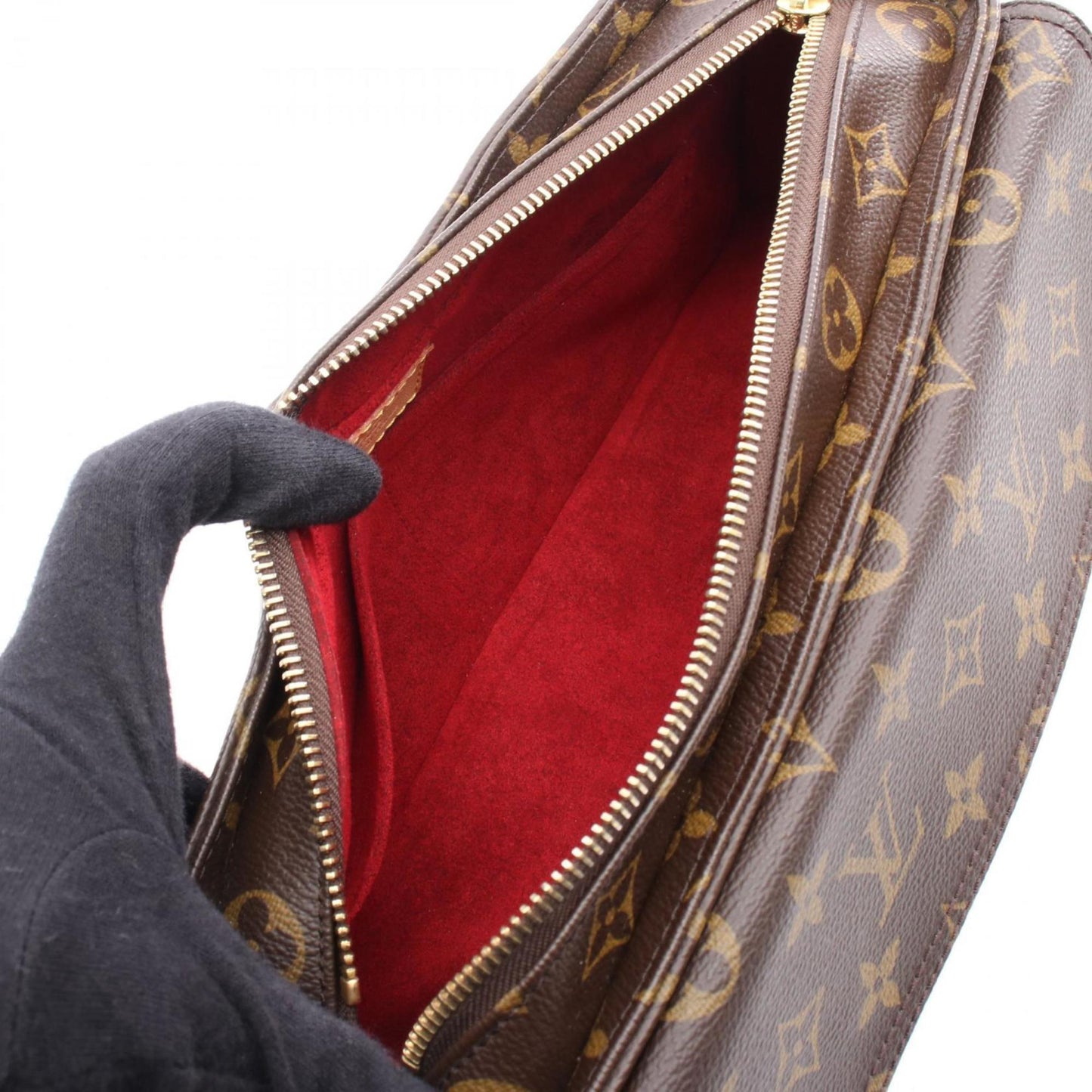 Louis Vuitton Viva Cite Mm Shoulder Bag In Coated Canvas And Leather With Monogram Design