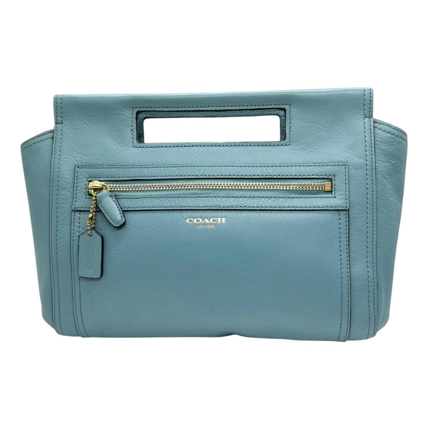 Coach Handbag/Clutch Bag With Cutout Handles