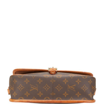 Louis Vuitton Monogram Sologne Shoulder Bag M42250 Brown Leather