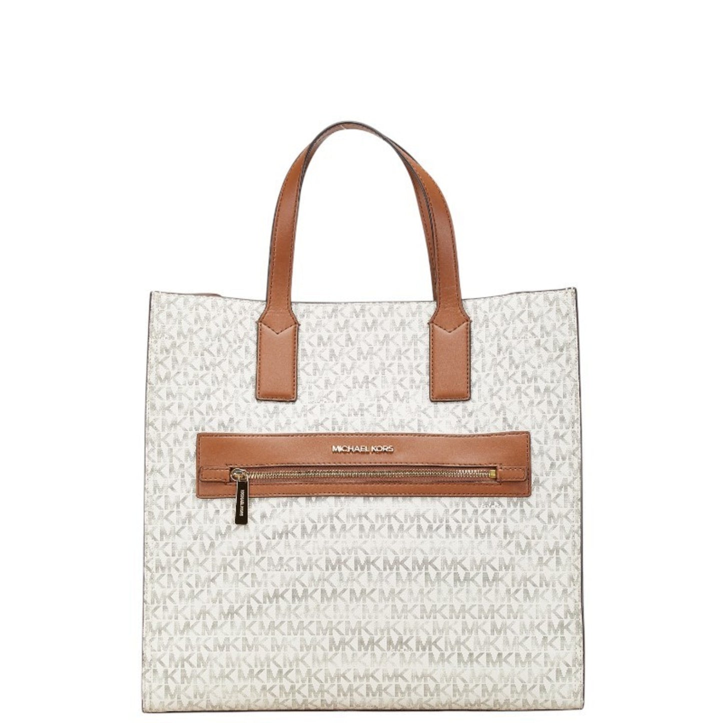 Michael Kors Signature Handbag Tote Bag 35T0Gy9T3B White