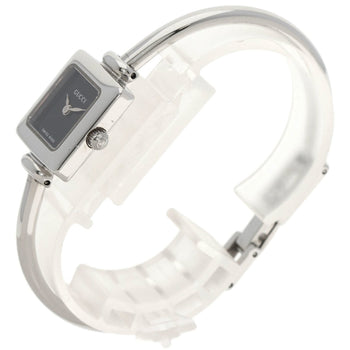Gucci 1900L Square Face Watch Stainless Steel Ss