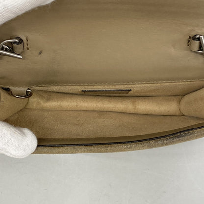 Gucci Gg Supreme Dionysus Shoulder Wallet 476432 Beige Brown