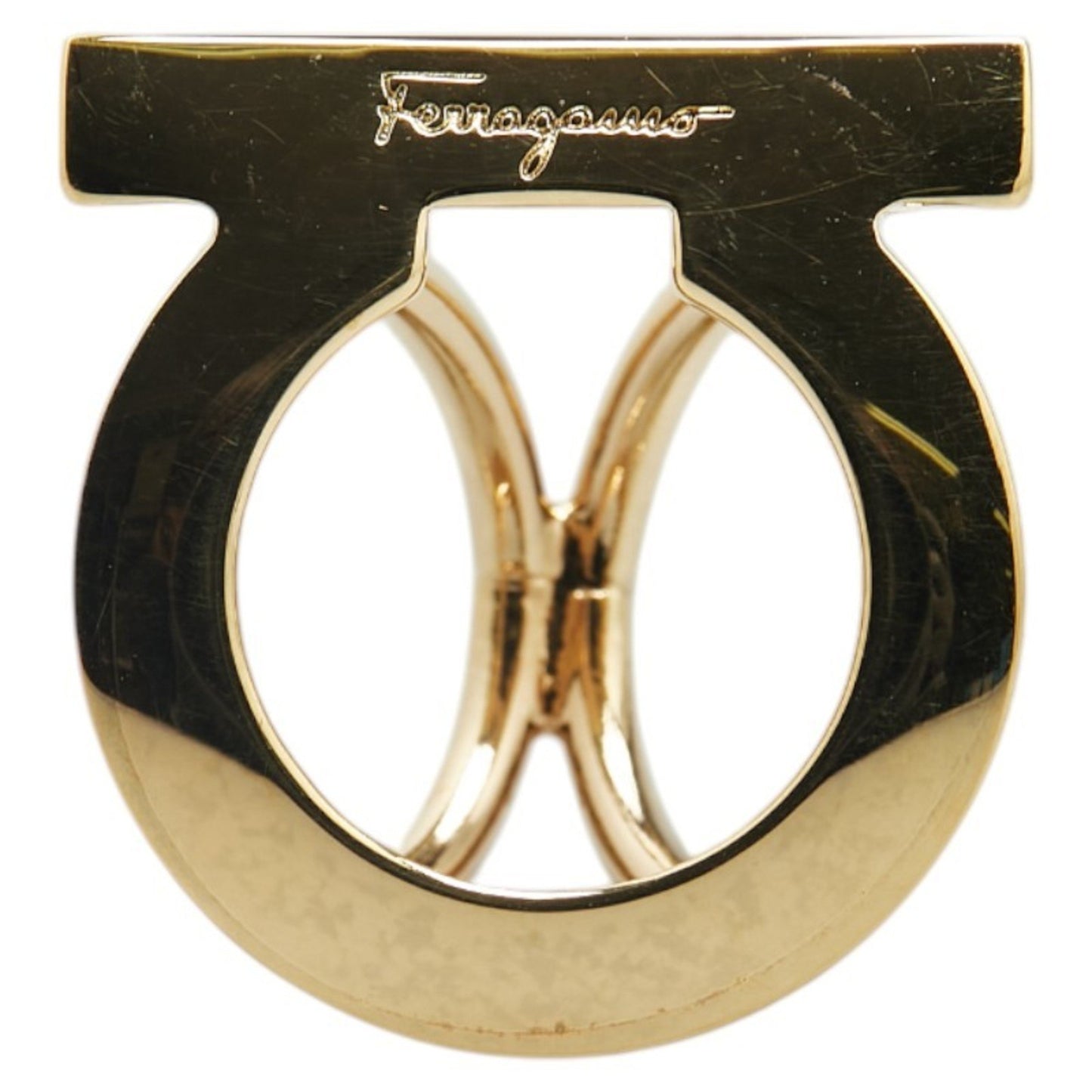 Salvatore Ferragamo Gancini Scarf Ring