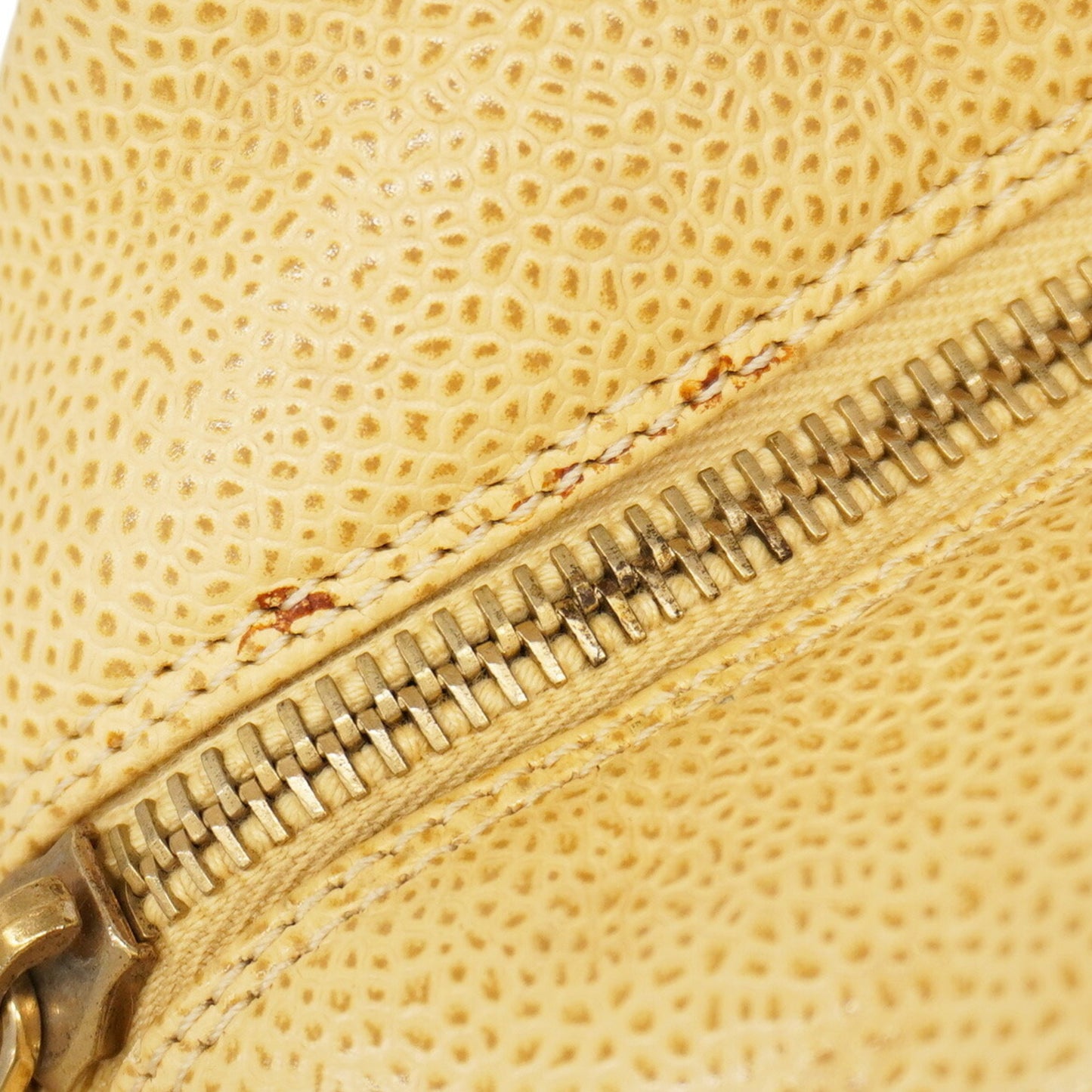 Chanel Matelasse Chain Handbag In Beige Caviar Leather For Women