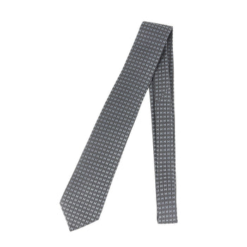 Hermes Men'S H Jacquard Silk Tie (Fasone 036322T) 24Aw Current Model With Thalassa Blue Belt