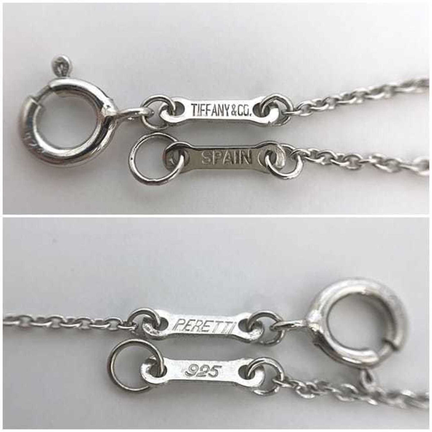 Tiffany Teardrop Necklace Ec-21085 Silver Elsa Peretti Ag 925 Tiffany&Co.