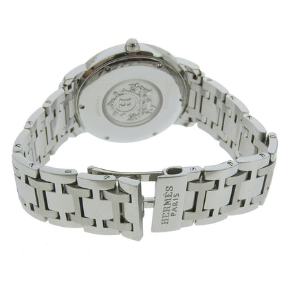 Hermes Hermes Clipper Watch Cp2.810 Stainless Steel Automatic Grey Dial
