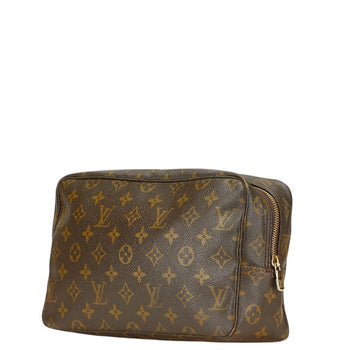 Louis Vuitton Monogram True Toilet 28 Second Bag/Clutch Bag M47522 Brown