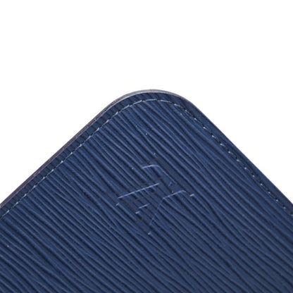 Louis Vuitton Epi Neverfull Mm Accessory Pouch M54270 Indigo Blue Coquelicot Leather