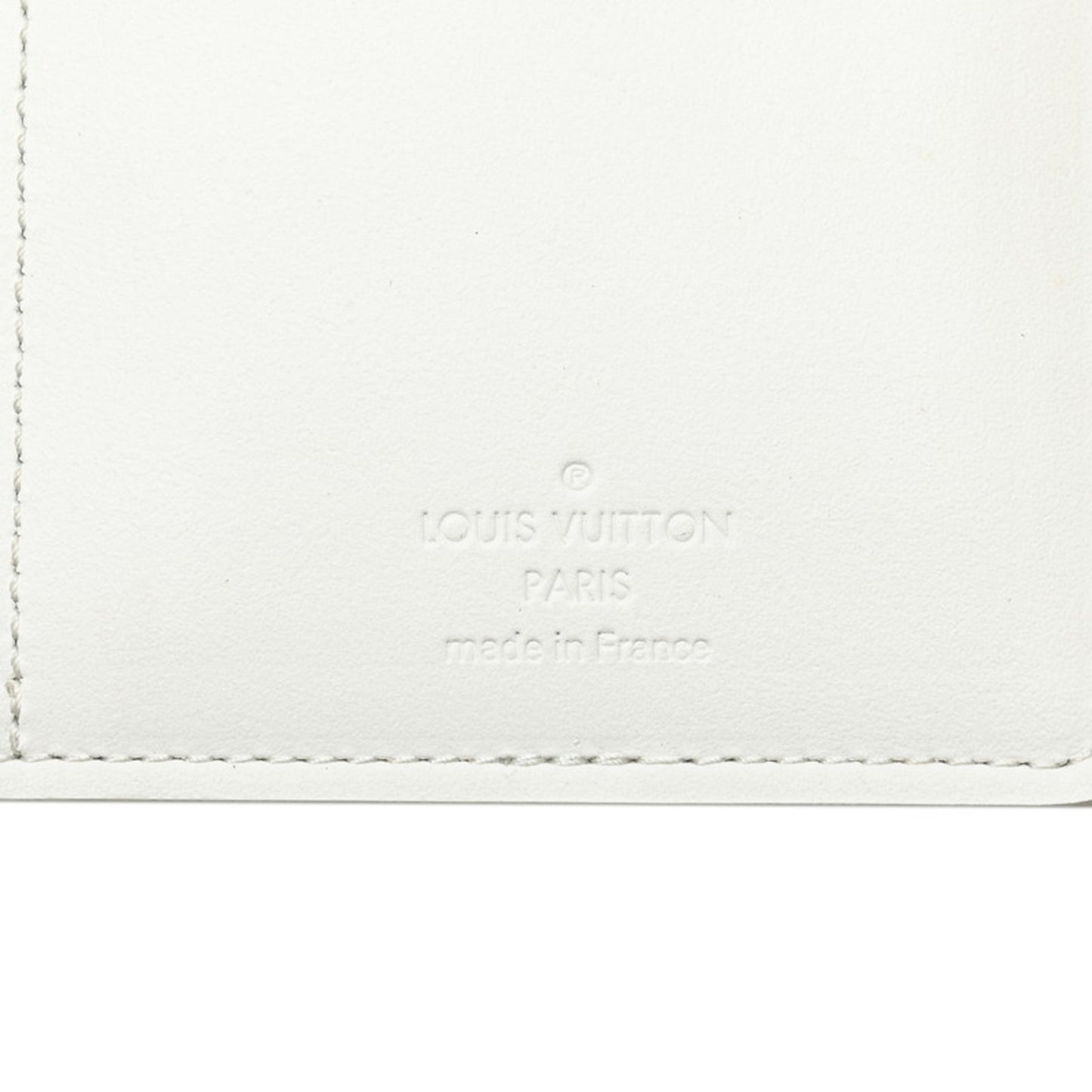 Louis Vuitton Monogram Empreinte Portefeuille Brazza Nm Long Wallet M83066 Full Moon White Leather