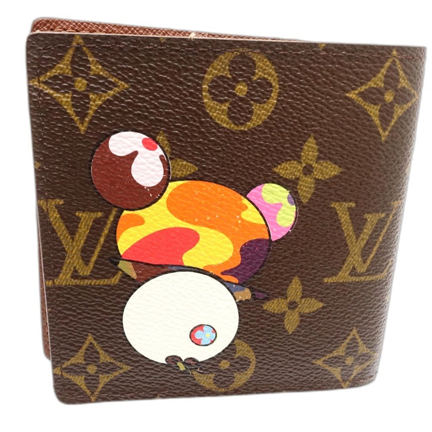 Louis Vuitton Louis Vuitton Monogram Bi-Fold Wallet M61666 Portefeuille Marco Takashi Murakami