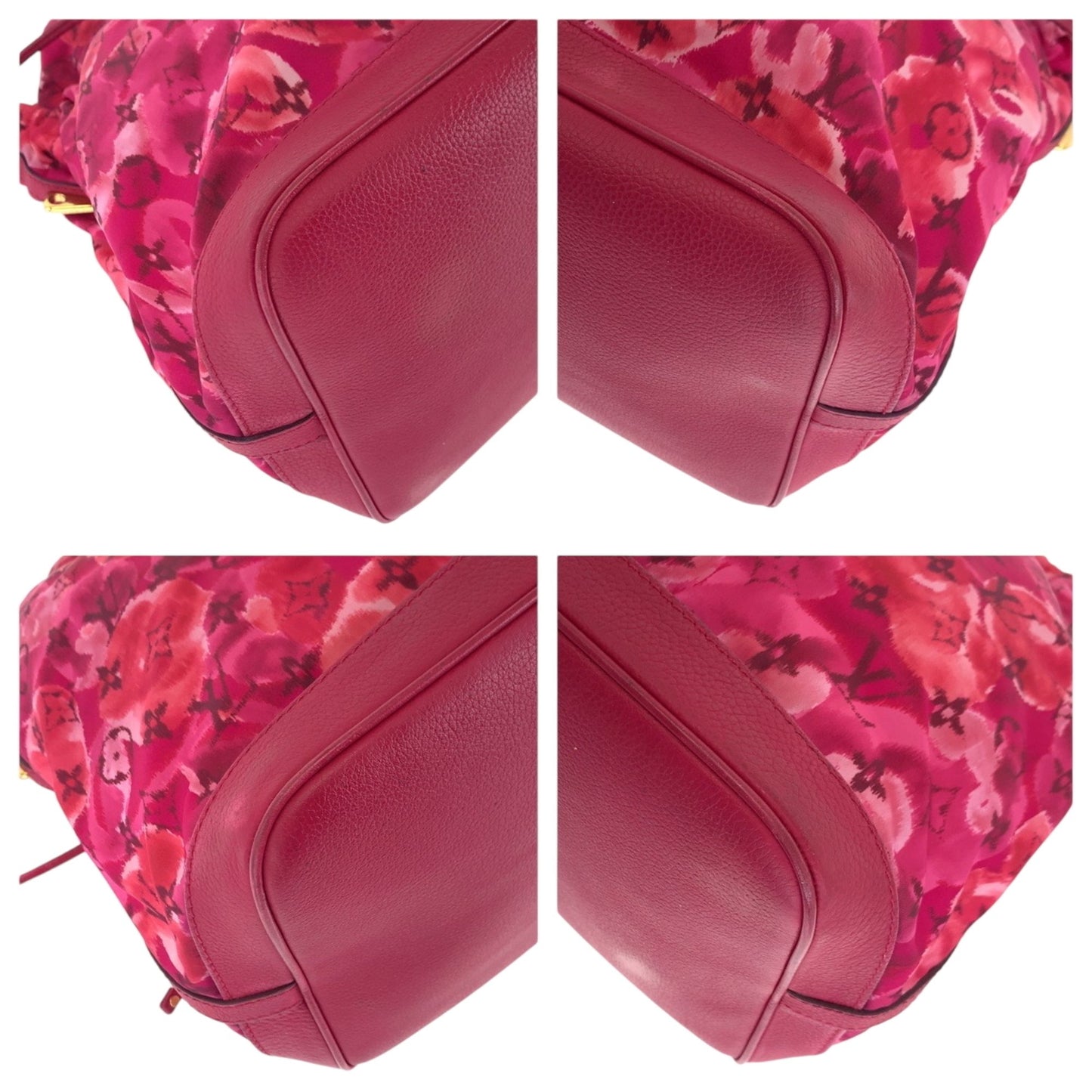 Louis Vuitton Ikat Flower Noefull Mm Rose Indigo Pink With Gold Hardware