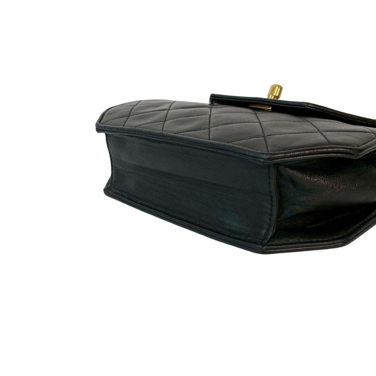 Chanel Matelasse Octagon Lambskin Chain Mini Shoulder Bag