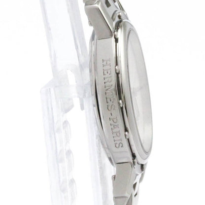 Hermes Clipper Oval Stainless Steel