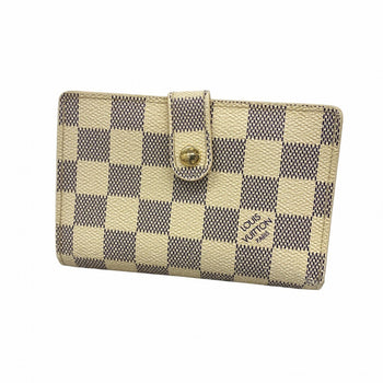 Louis Vuitton Damier Azur Portefeuille Viennois Wallet N61676 White