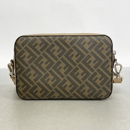 Fendi Zucca Leather Shoulder Bag