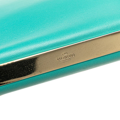 Valentino Rockstud Shoulder Bag In Green