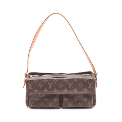 Louis Vuitton Viva Cite Mm Monogram Shoulder Bag Coated Canvas Leather
