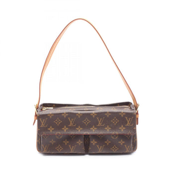 Louis Vuitton Viva Cite Mm Monogram Shoulder Bag Coated Canvas Leather