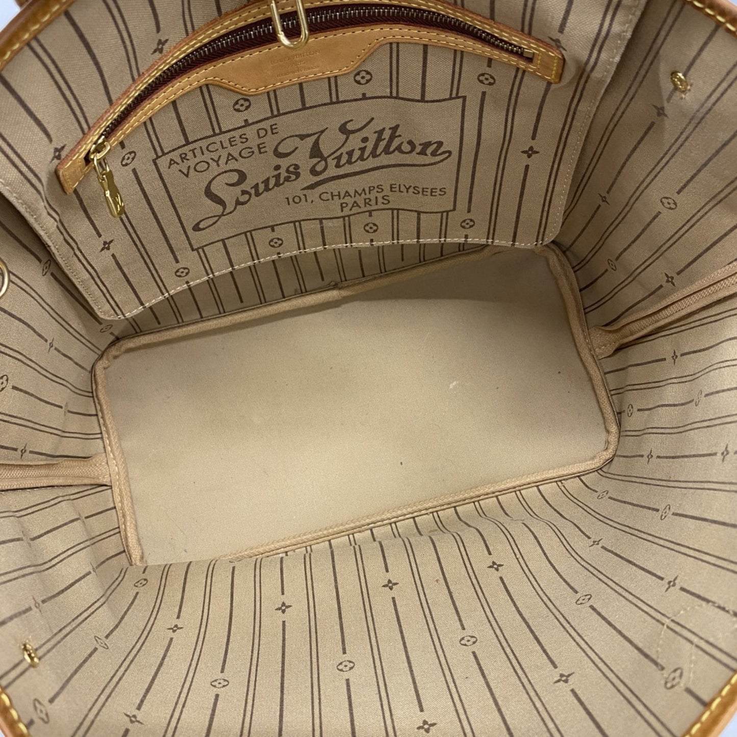 Louis Vuitton Monogram Neverfull Mm Tote Bag M40156 Brown