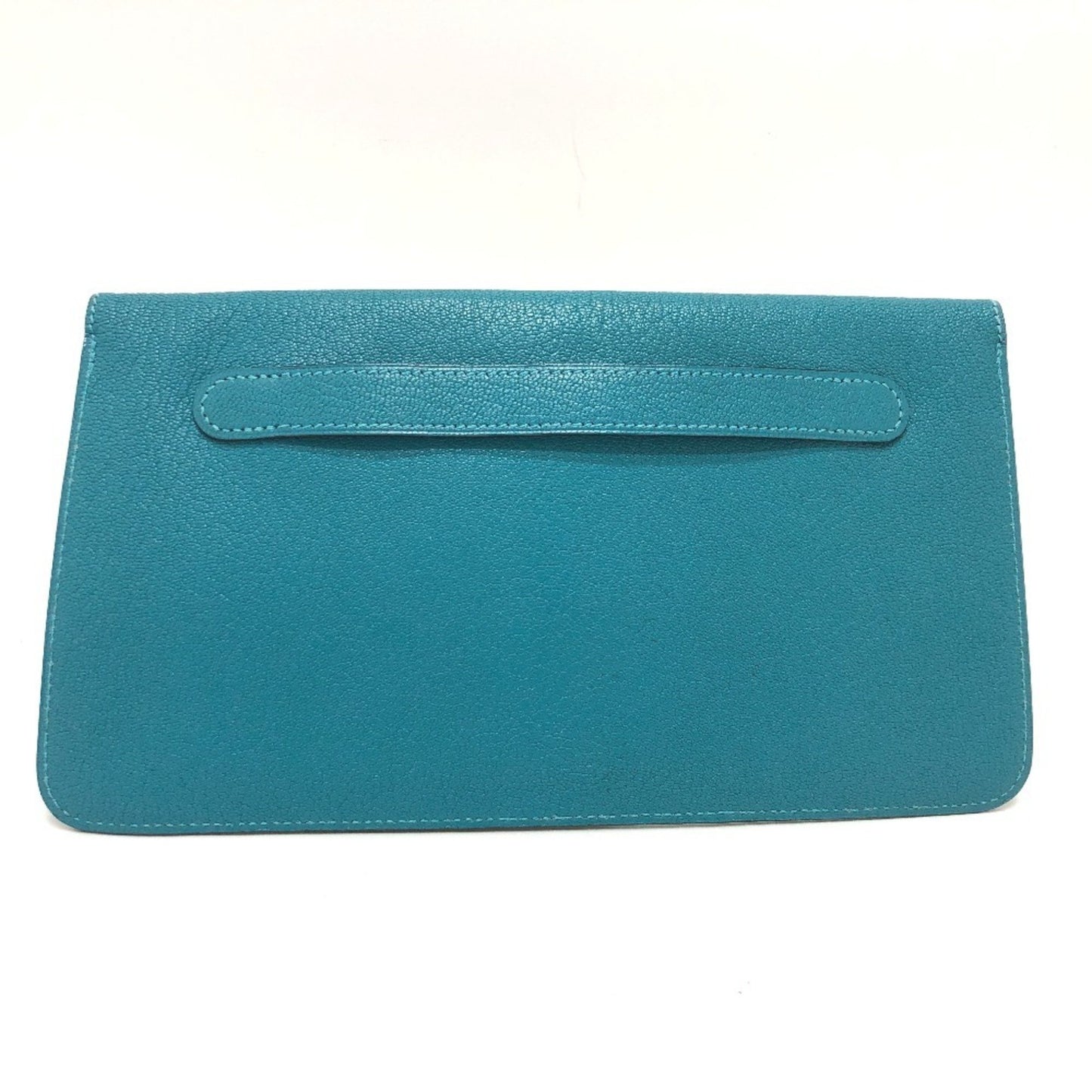 Hermes Chevre Mysore Clutch Bag With Stopper