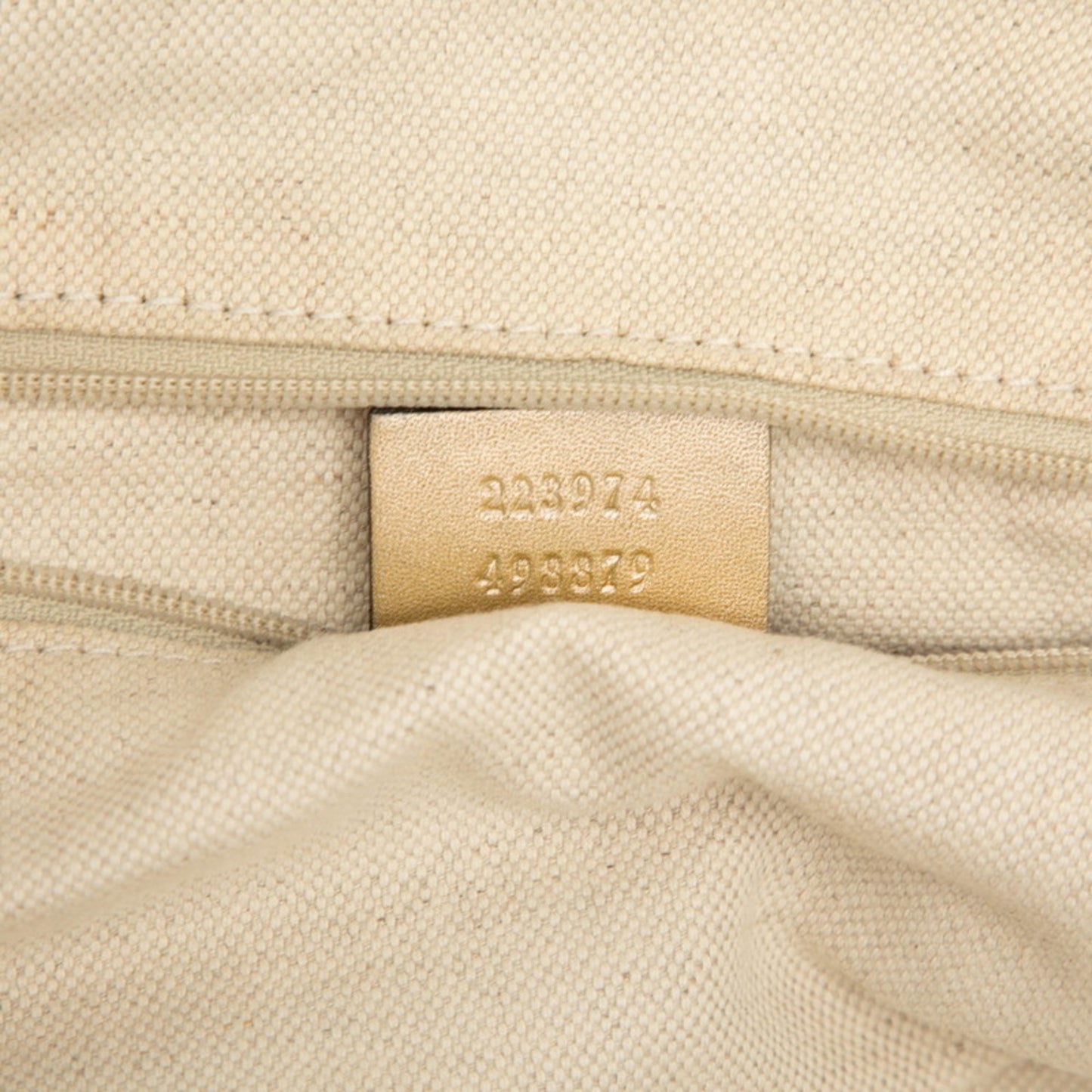 Gucci Gg Canvas Sukey Handbag/Shoulder Bag 2Way 223974 Beige Gold Leather