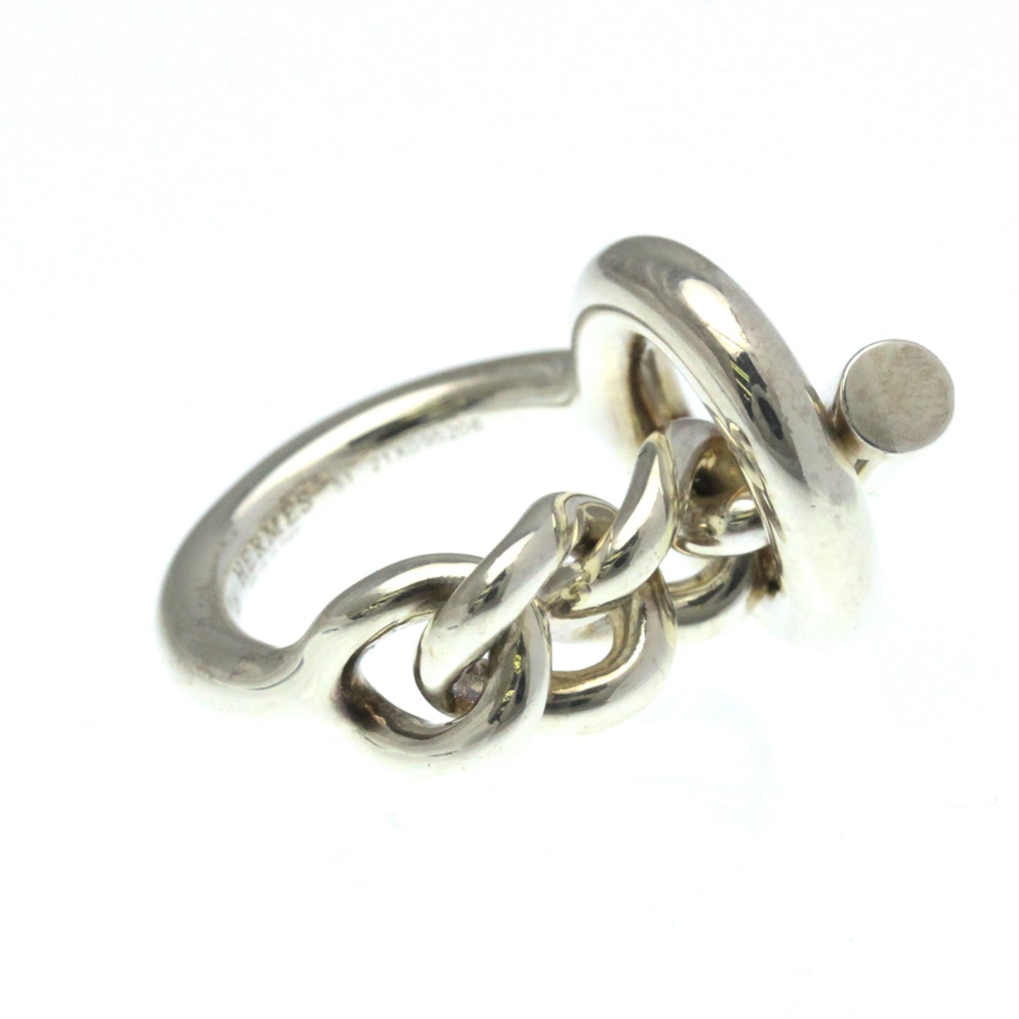 Hermes Croisette Ring Silver Fashion No Stone Band Ring Silver