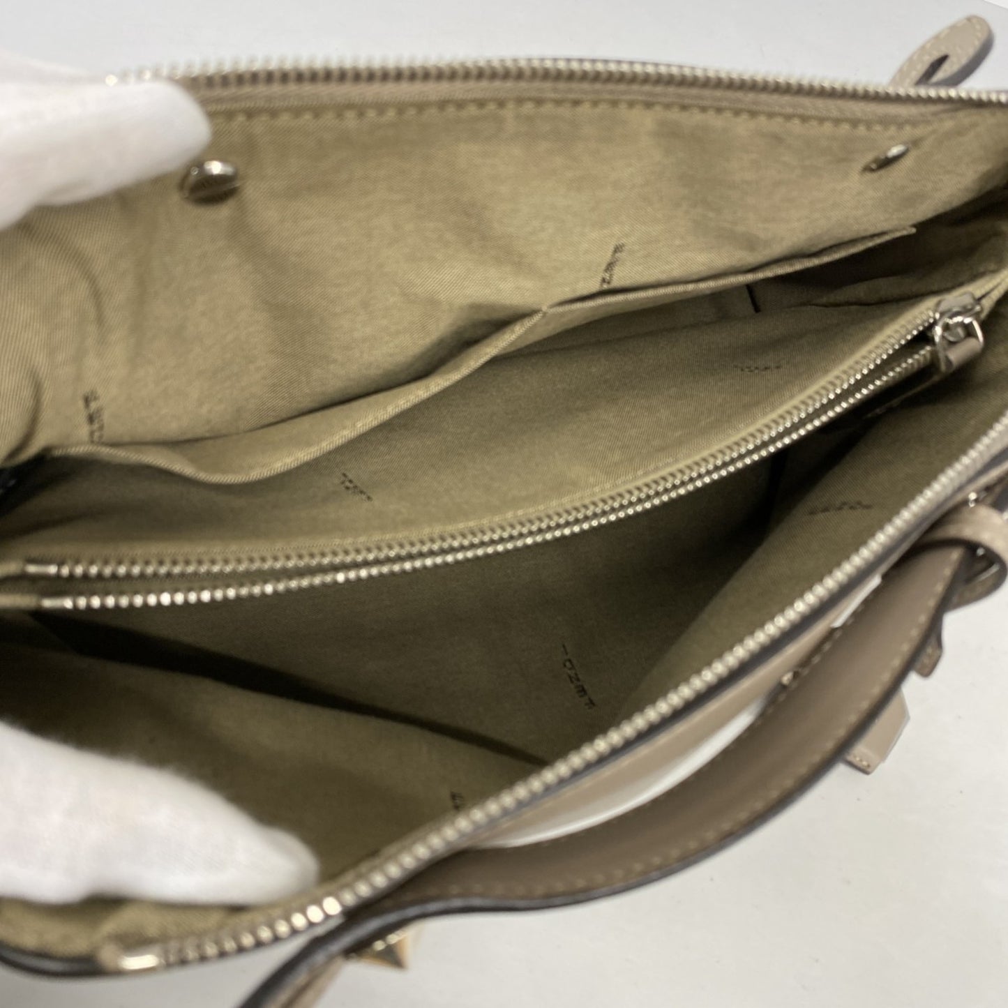 Fendi By The Way Handbag In Beige Leather