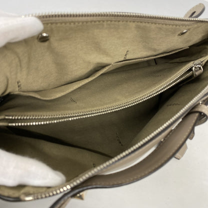 Fendi By The Way Handbag In Beige Leather