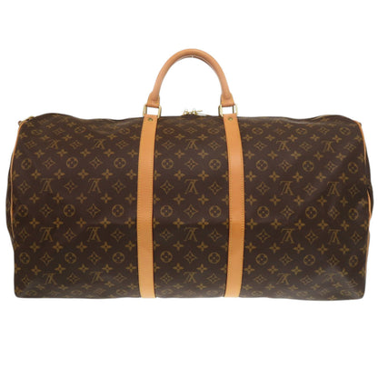Louis Vuitton Keepall Bandouliere 60 Monogram M41412 Canvas Brown Boston Bag 0742 Louis Vuitton