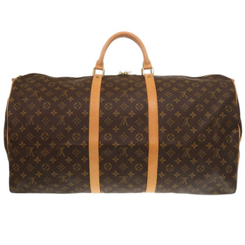 Louis Vuitton Keepall Bandouliere 60 Monogram M41412 Canvas Brown Boston Bag 0742 Louis Vuitton