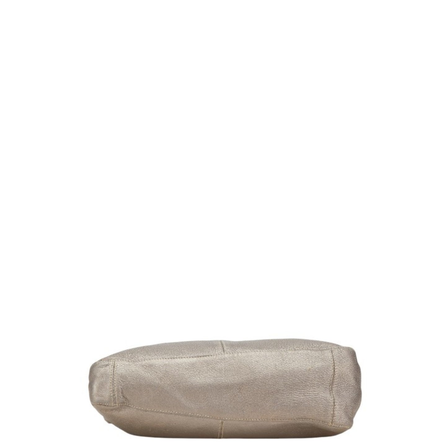 Fendi One-Shoulder Bag Gray Leather