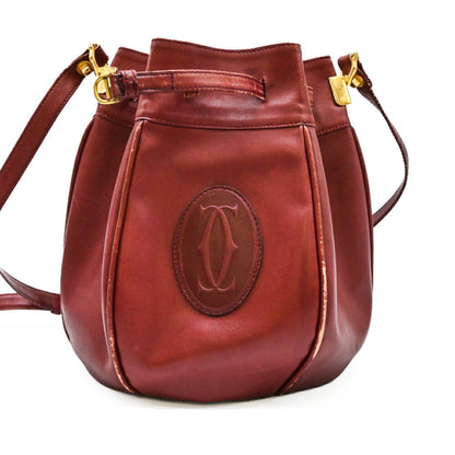 Cartier Must Line Shoulder Bag In Bordeaux