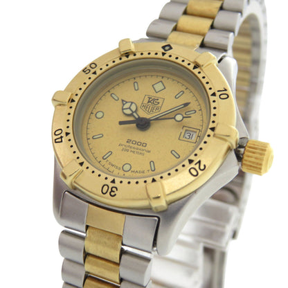 Tag Heuer Professional 964.008 Ss Gp Gold Quartz Watch 1912 Heuer