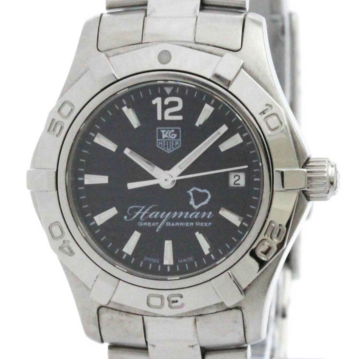 Polished Tag Heuer Aquaracer Hayman Great Barrier Reef Watch Waf141Y Bf578323