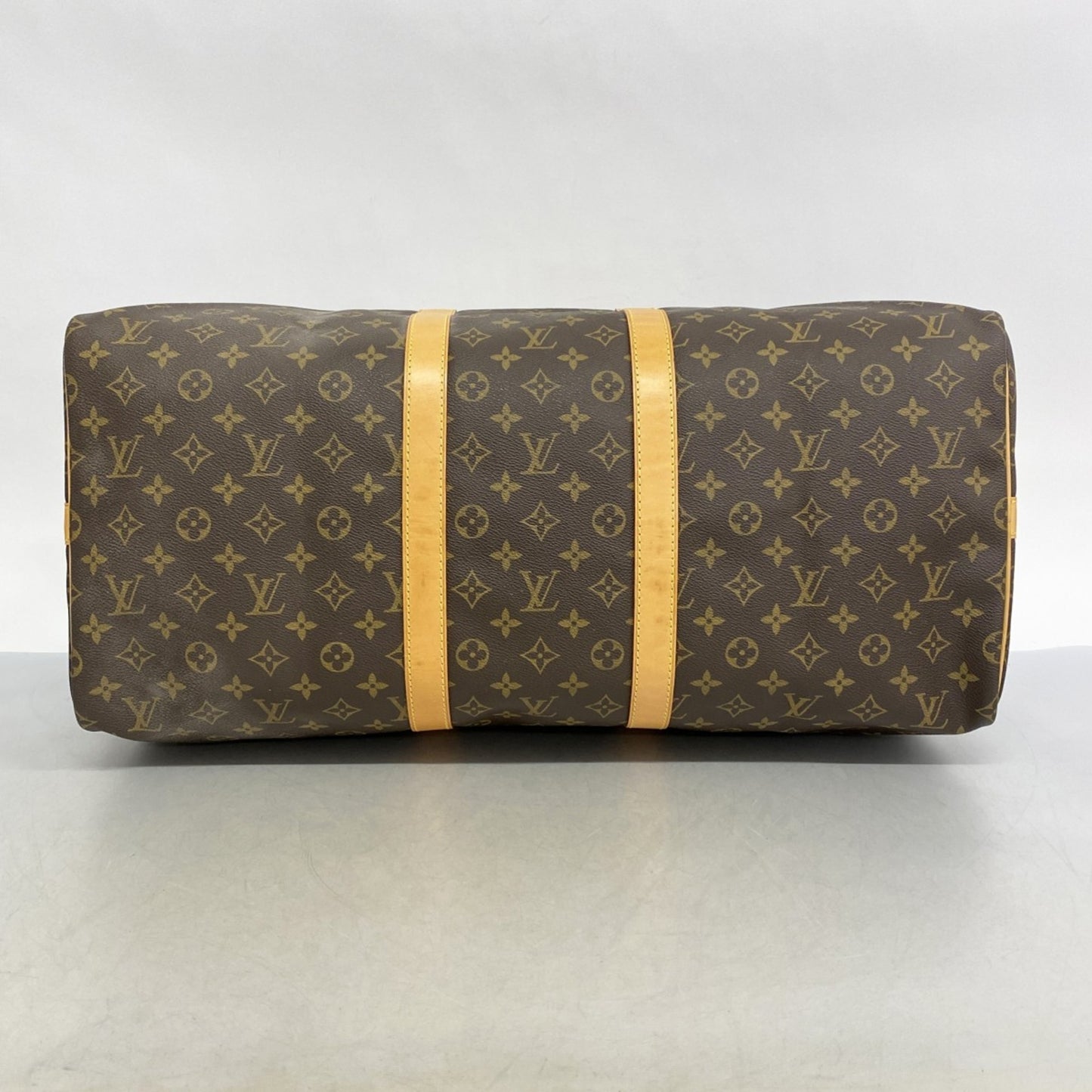 Louis Vuitton Monogram Keepall Bandouliere 55 Boston Bag M41414 Brown