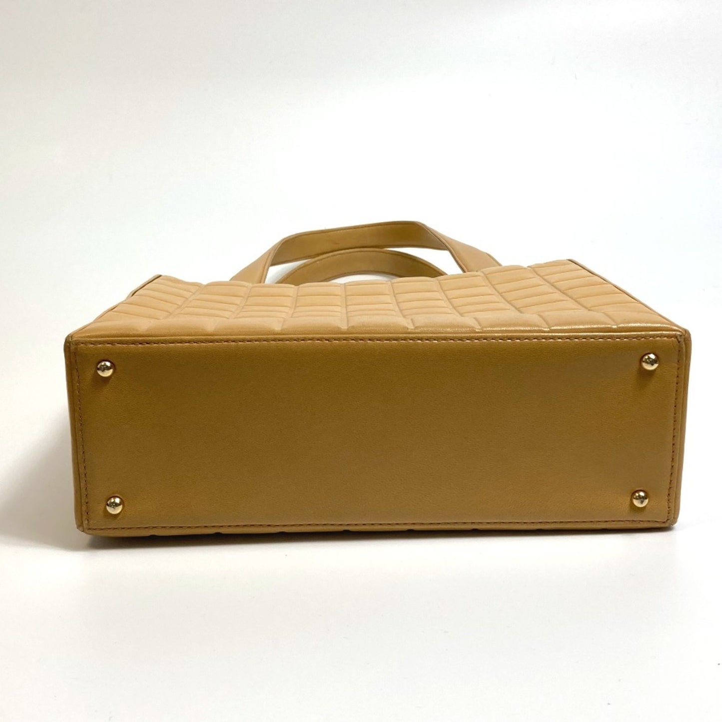 Chanel A17809 Cccc Mark Bag Semi-Shoulder Hand Bag Shawl Tote Bag Beige Goldhardware