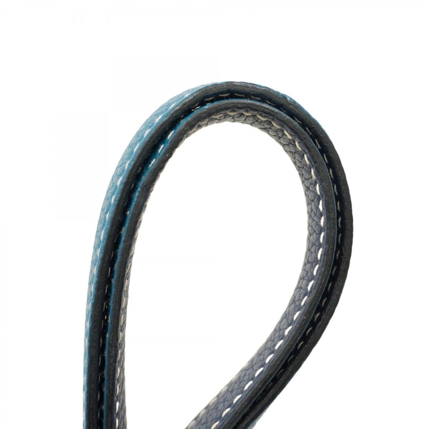 Hermes Herms Double Sens 36 Tote Bag In Taurillon Clemence Blue Izmir Leather With Ankle Strap