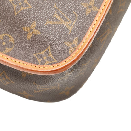 Louis Vuitton Monogram Sologne Shoulder Bag M42250 Brown Leather