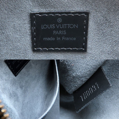 Louis Vuitton Epi Sablon M52042 Handbag In Noir And Creel Black