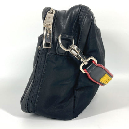 Fendi 7Va411 Monster Eye Logo Fantastic Crossbody Bag Handbag Pochette Shoulder Nylon Leather