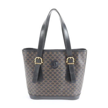 Celine Macadam Leather Tote Bag Shoulder Black