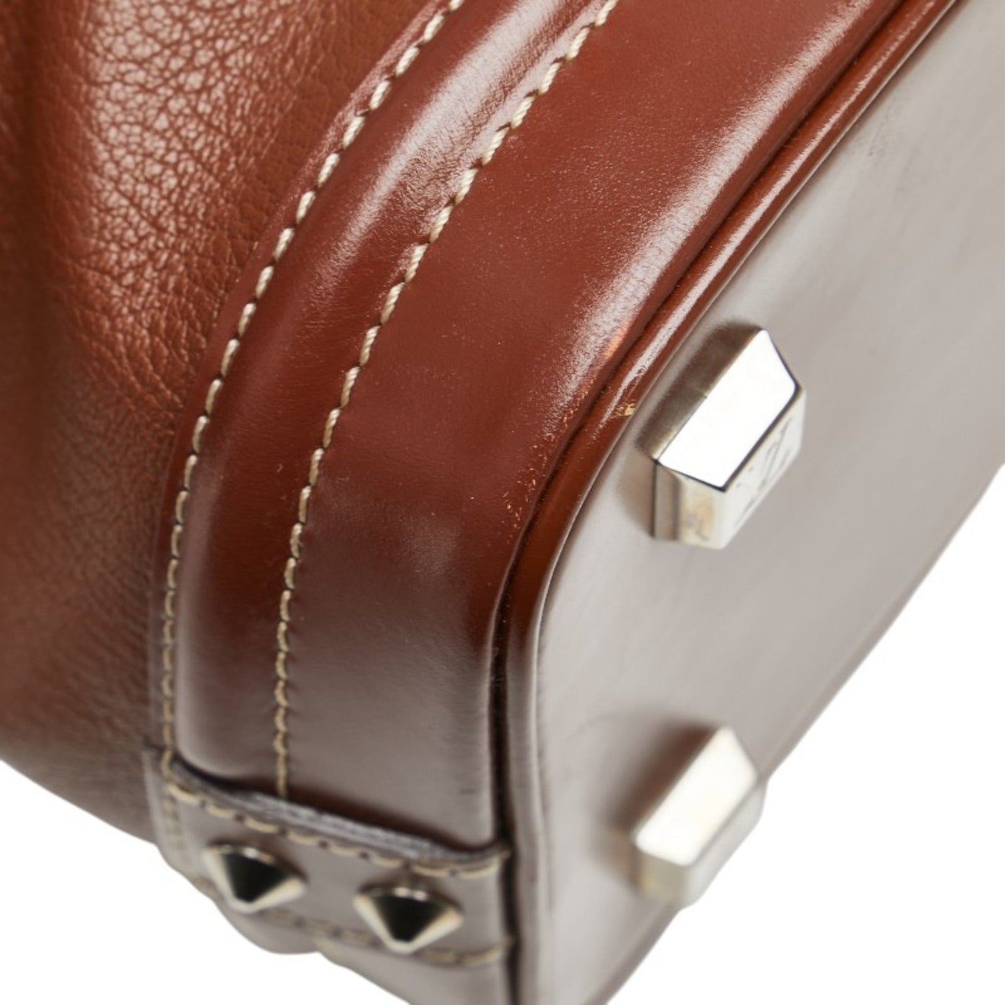 Louis Vuitton Suhali Lockit Pm Handbag M91889 Brown Leather