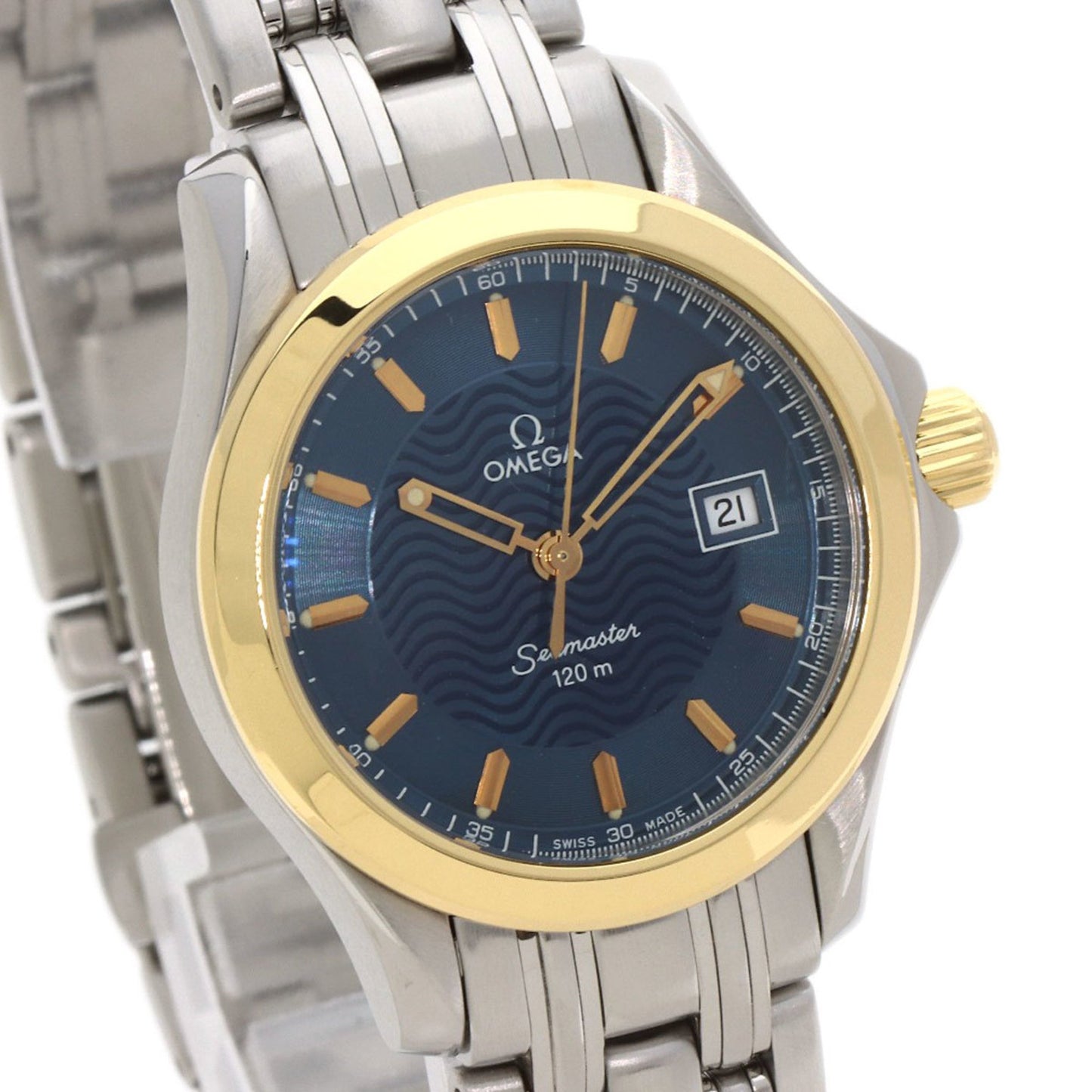 Omega 2371.81 Seamaster Watch Stainless Steel Ss 18Kyg