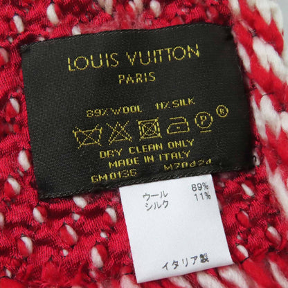 Louis Vuitton M70424 Echarpe Logomania Mix Wool And Silk Knit Scarf With Fringe