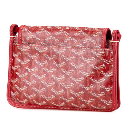 Goyard Plumet Pouch Wallet Red Leather