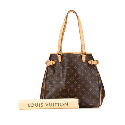 Louis Vuitton Monogram Batignolles Vertical Tote Bag Shoulder M51153 Brown Pvc Leather