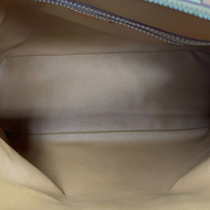 Celine Macadam Blason Triomphe Leather Handbag/Mini Tote Bag